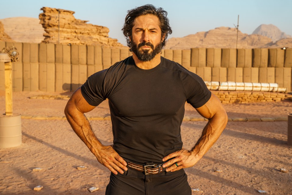 Rudy Reyes in Jordan for the new series of SAS: Who Dares Wins