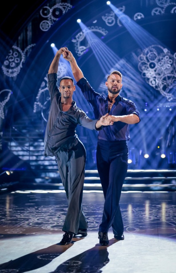 He reached the final of last year's Strictly with Johannes Radebe