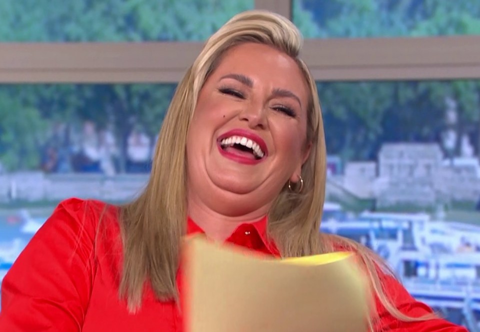 Josie Gibson was left roaring with laughter at the mix-up