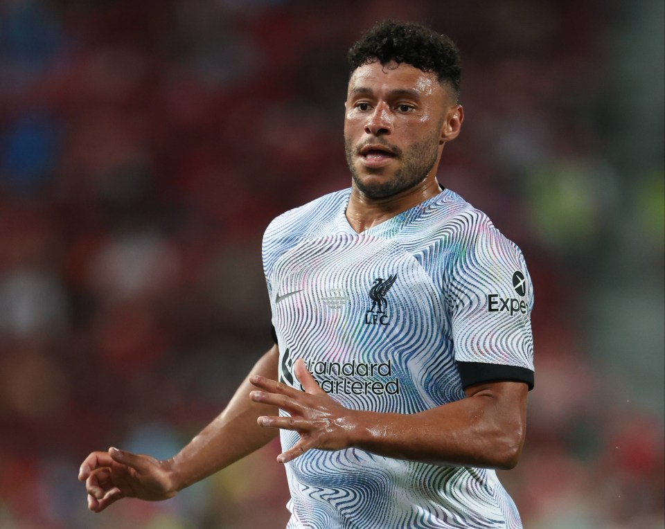 Alex in action for Liverpool