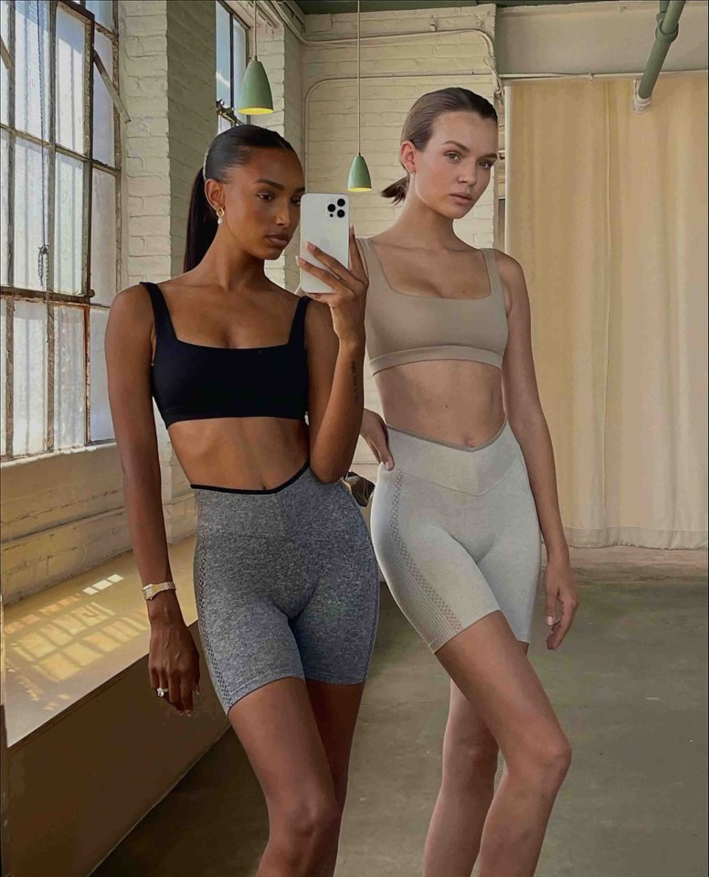 Josephine and best pal Jasmine Tookes run their own activewear brand, Joja