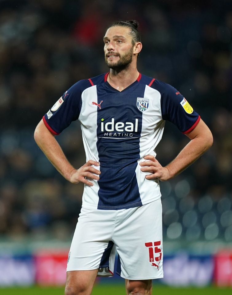 Andy Carroll in action for West Brom