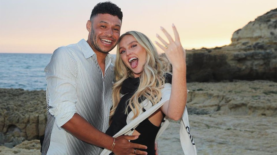 Last month Oxlade-Chamberlain, 28 popped the question to Perrie, 28, at an unknown location in front of a sunset with photographer on hand