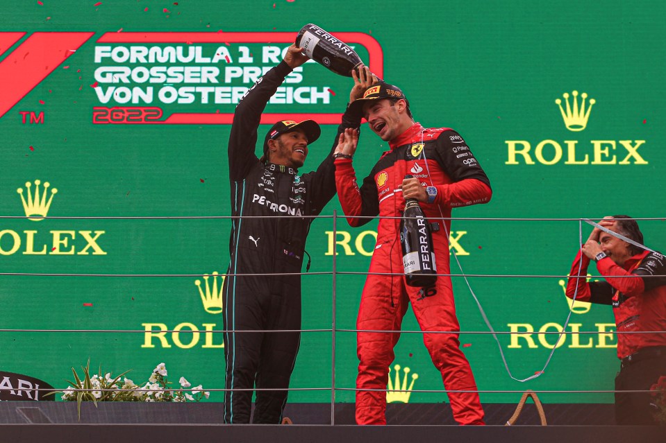 Charles Leclerc came out on top in the Austrian GP
