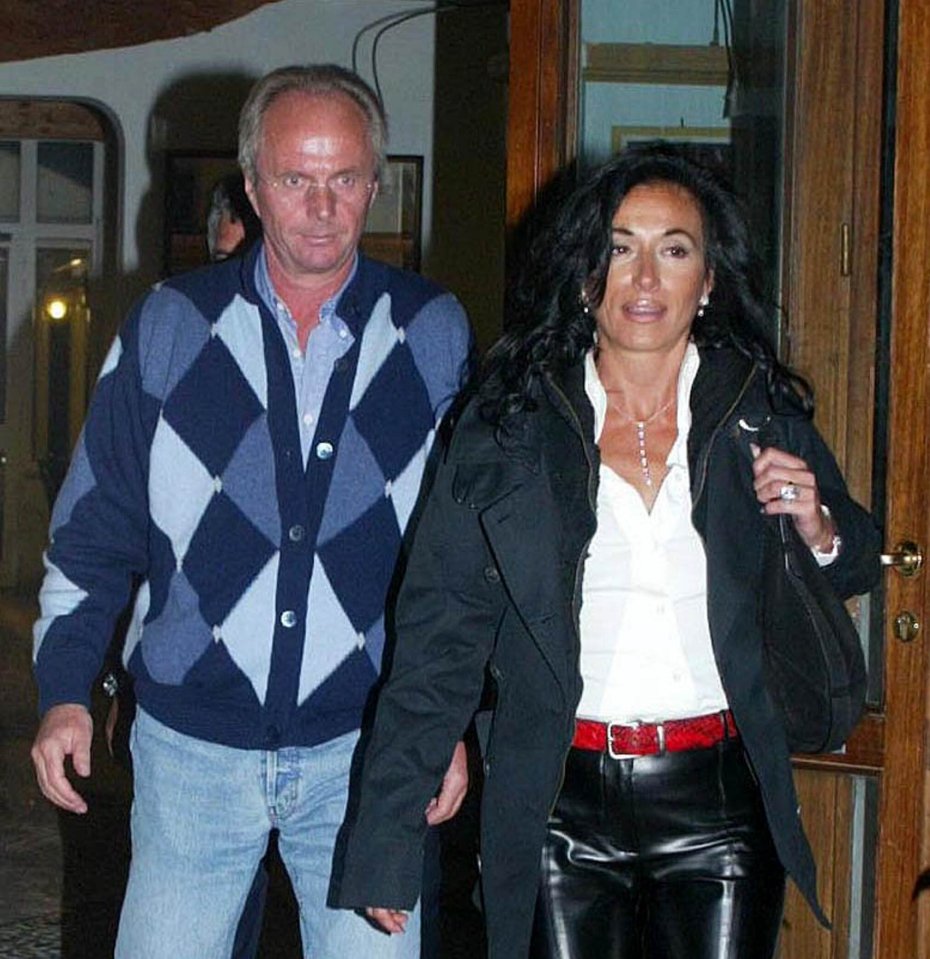  Sven-Goran Eriksson and Nancy Dell-Olio dated in the early noughties