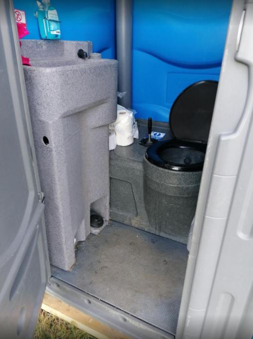 The state of the Portaloos have also been slammed online