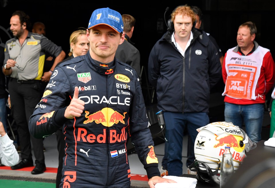Max Verstappen was quickest in qualifying but a penalty means he will not be on pole