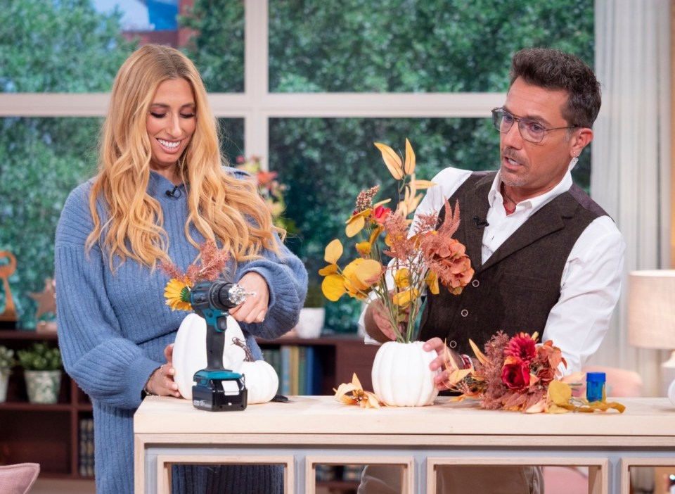 Gino told Stacey he's annoyed that he can't plug his own book on This Morning