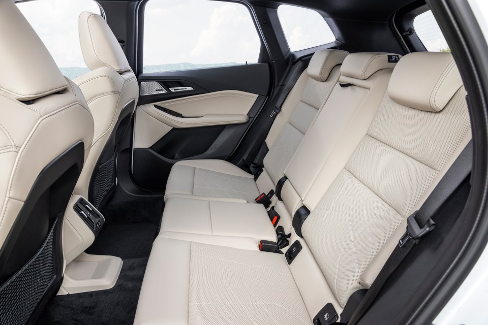 The rear seats will only take two child seats or seat two adults in comfort
