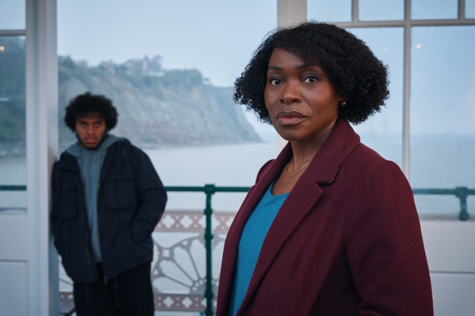 Rakie Ayola (right) returns to The Pact for season two as Christine with new cast member Jordan Wilks (left)