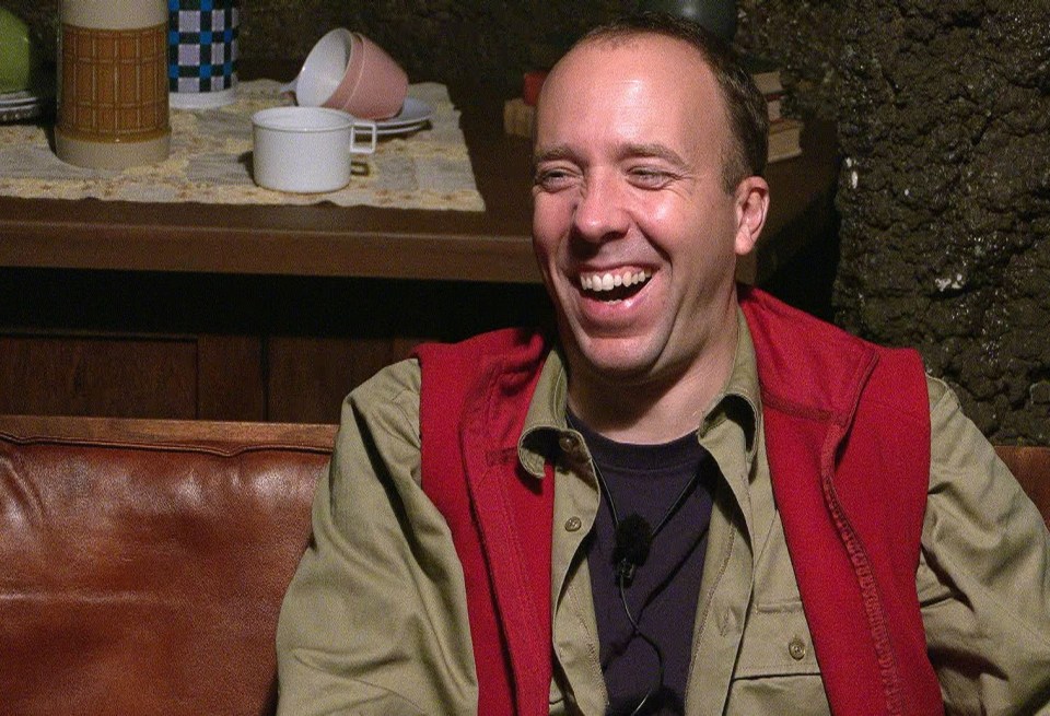 The reality star dubbed I'm A Celeb 'the Matt Hancock show'