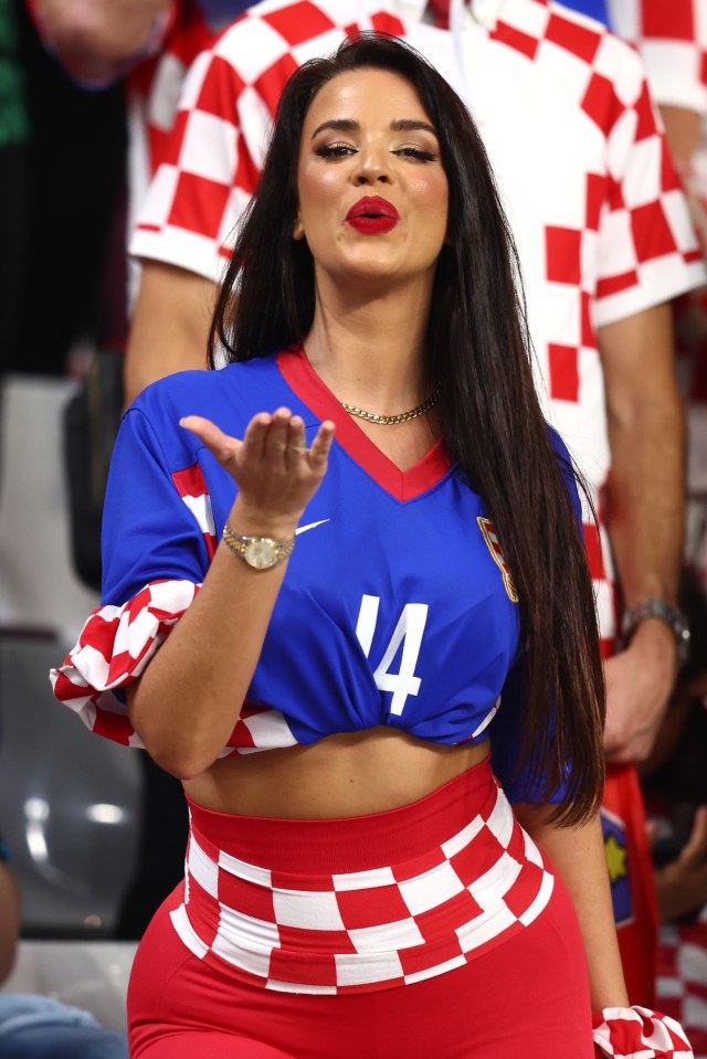 She attended every Croatia game