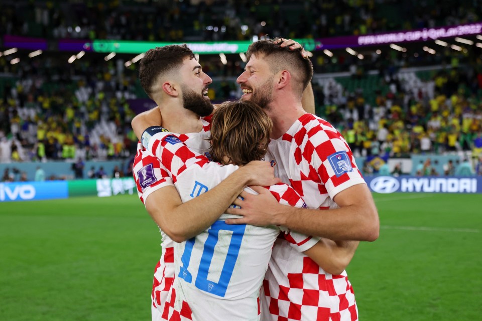 Croatia booked their place in the semi-final for a second successive World Cup