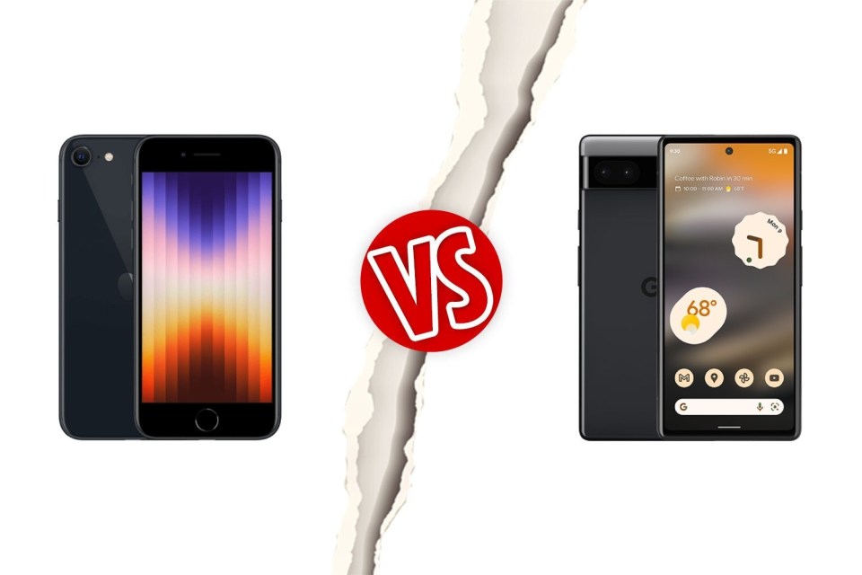 iPhone vs Google Pixel comparison.