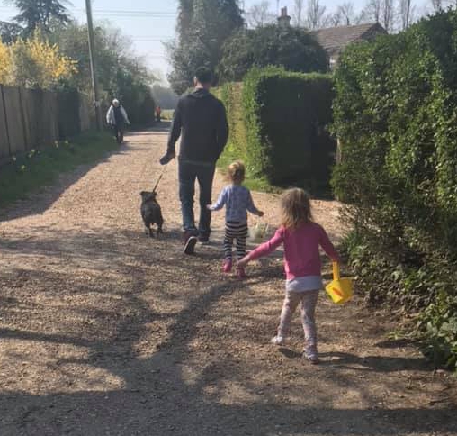 Ava and Lexi joined their dad on a family walk just days before he killed them