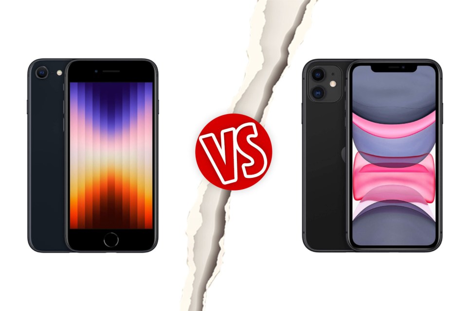 iPhone SE 3 vs iPhone 11 comparison.
