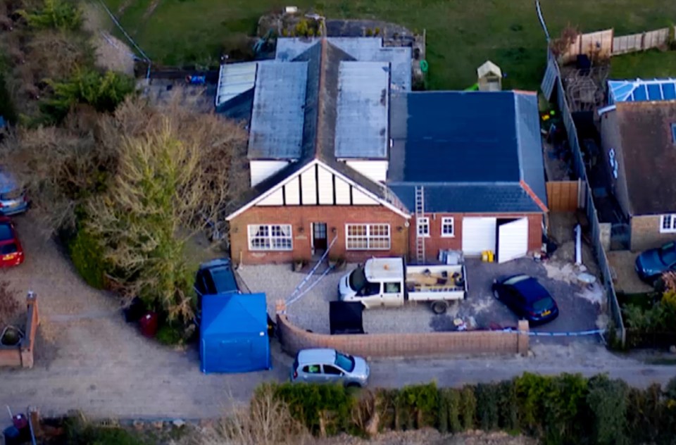 The family home where the bodies were found by relatives