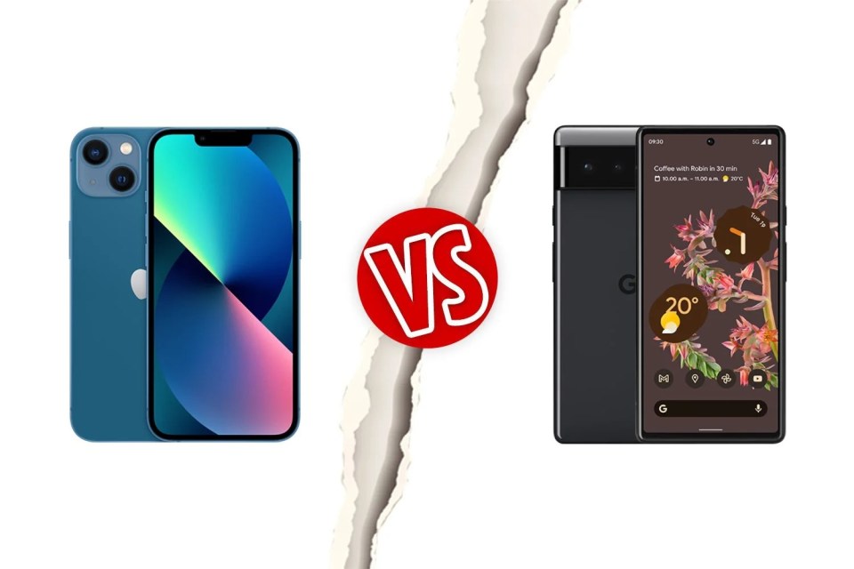 iPhone vs Google Pixel phone comparison.