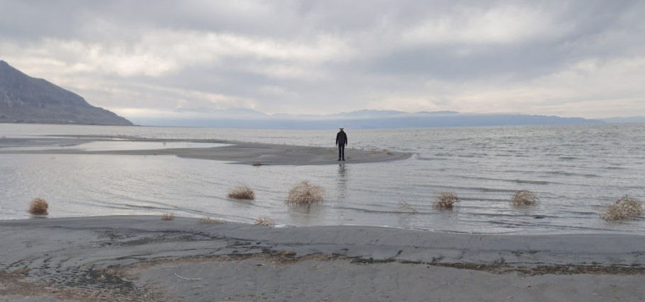 'The guy with the white hat' in Salt Lake City, US