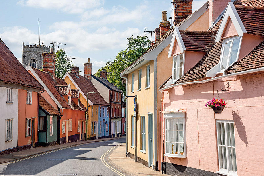 A 15-minute drive away is the market town of Framlingham, where Ed Sheeran grew up