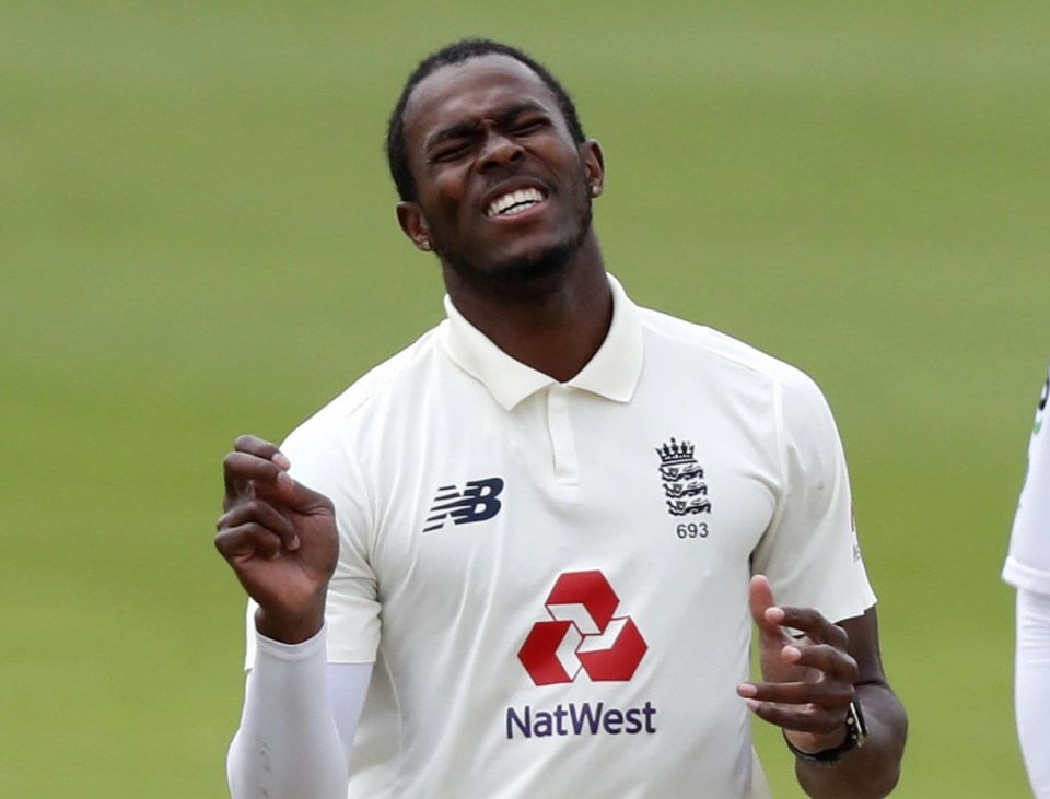 Jofra Archer is a doubt for The Ashes after his old elbow injury flared up