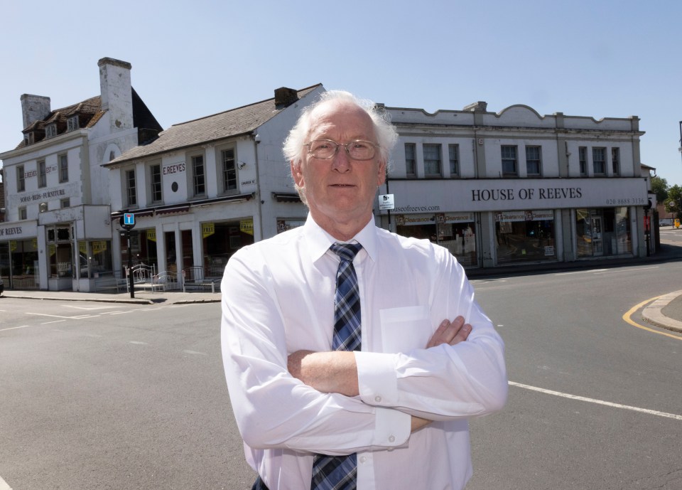 Furniture firm boss Trevor Reeves fears for the future of Croydon's Old Town area
