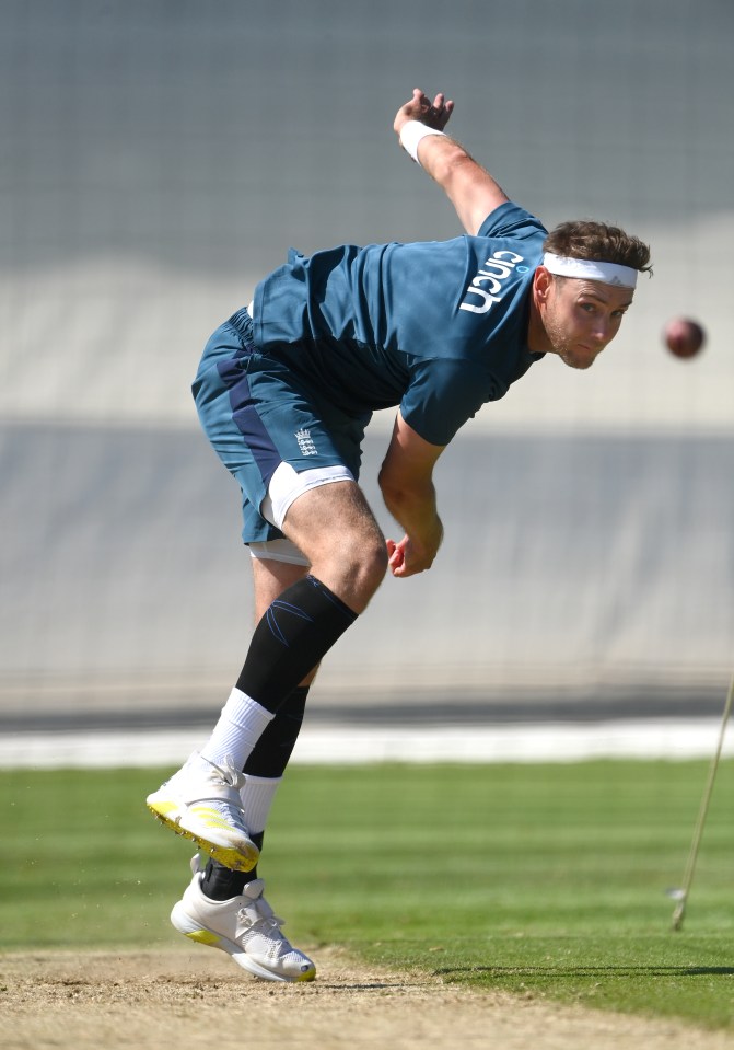 Stuart Broad ahead of the first Ashes Test match