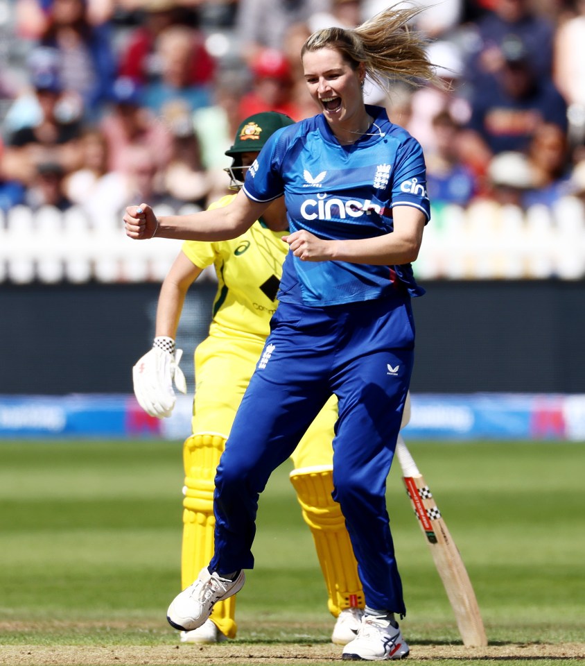 Before joining England Cricket, Lauren Bell was also playing football at a high level