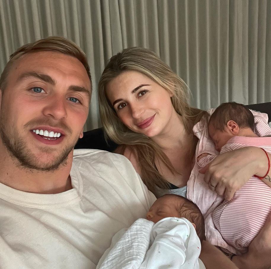 They welcomed the twins earlier this year