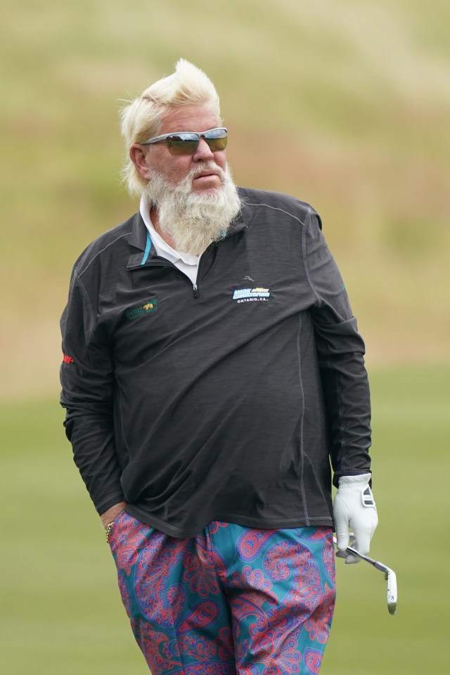 Golfer John Daly was the lowest scorer of all