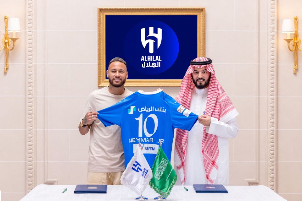 Neymar will make £2.5 million a week as a player in Saudi Arabia