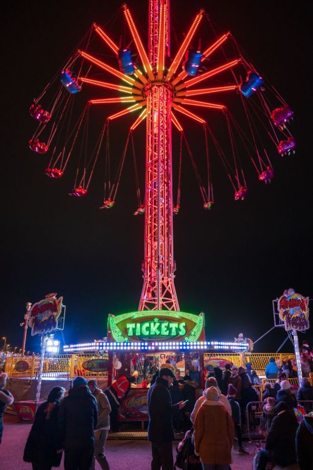 There will be a range of festive chalets, simulated snowfalls, and even a snow slide
