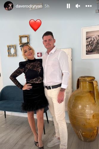 Sheridan and her boxer boyfriend Dave Ryan posed for a number of cute snaps