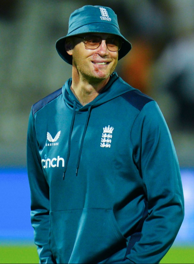 Mandatory Credit: Photo by Javier Garcia/Shutterstock (14095012dj) Andrew Flintoff as he continues to recover from injuries sustained whilst working on the Top Gear television programme England v New Zealand, 4th Metro Bank One Day International, Cricket, Lords, London, UK - 15 Sep 2023