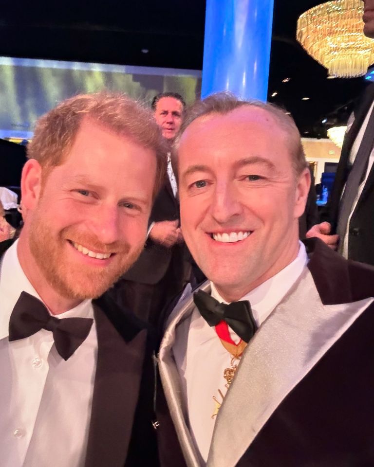 Prince Harry posed with a 'fake' German prince at the party