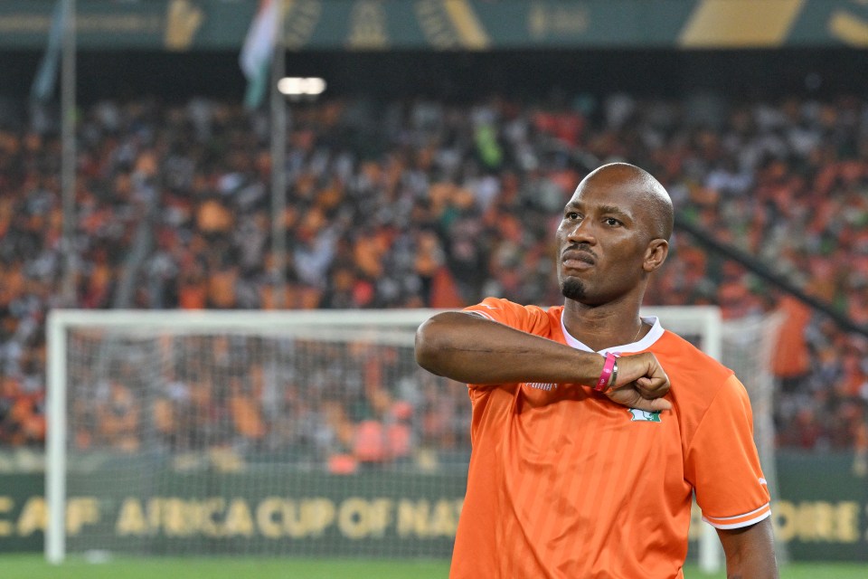 Didier Drogba was in good company as he watched Ivory Coast claim Afcon glory