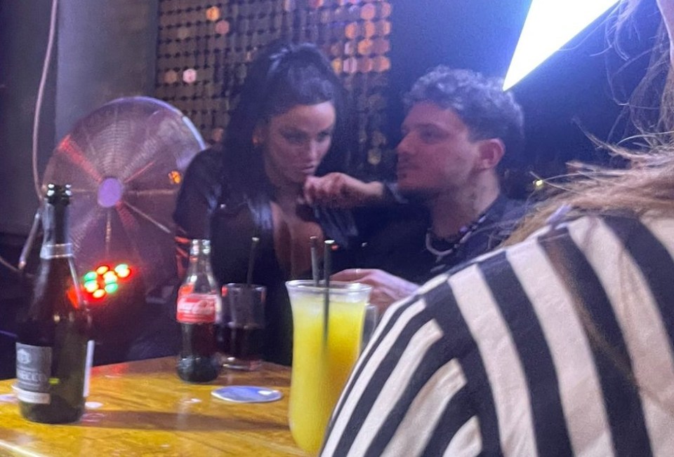 Katie Price was spotted cuddling up to MAFS star JJ Slater on a night out