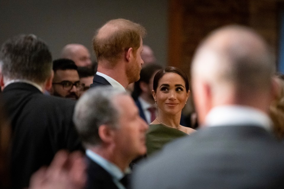 The Sussexes attended a dinner in Vancouver, Canada, last night following a three day tour for the Invictus Games
