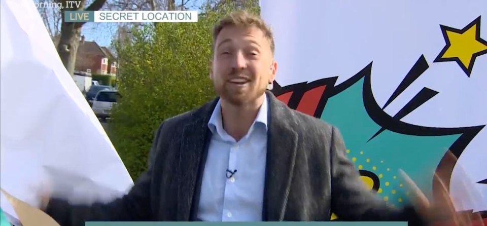 This Morning's Sam Thompson plunged the show into chaos on Monday