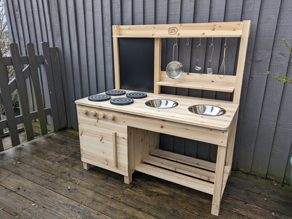 Chad Valley Wooden Mud Kitchen