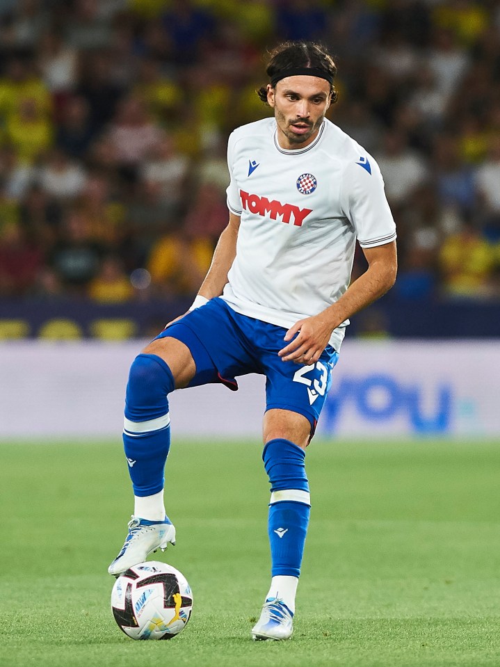 Filip Krovinovic now plays for Hajduk Split and was beaten up after helping them to victory on Saturday