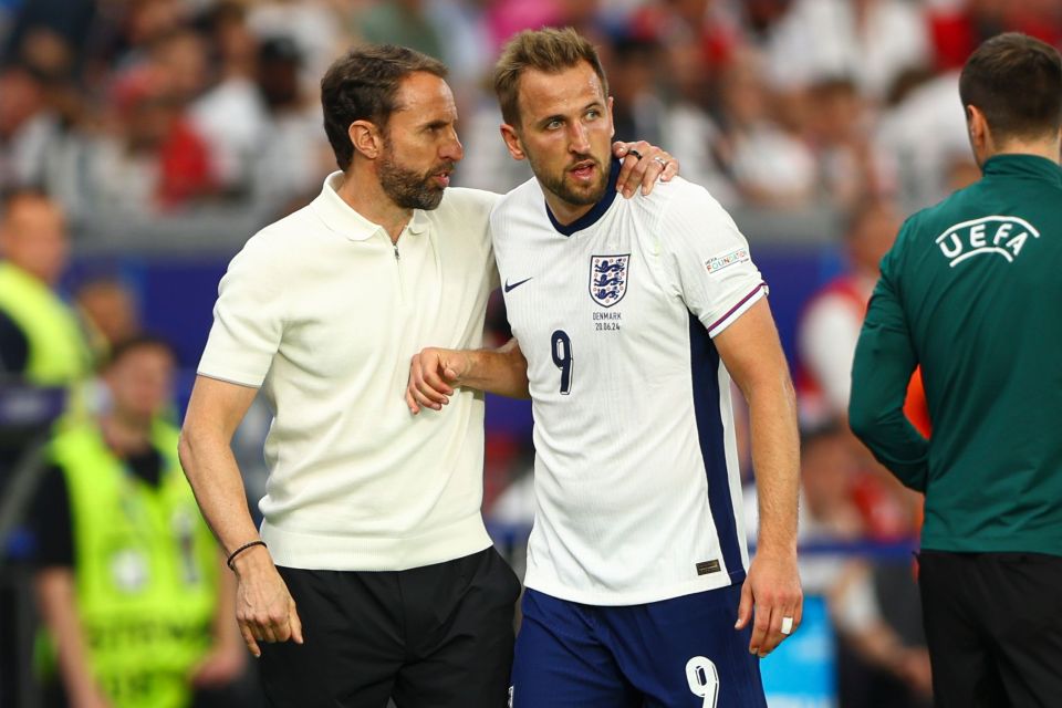Boss Gareth Southgate took Harry Kane off during the second half