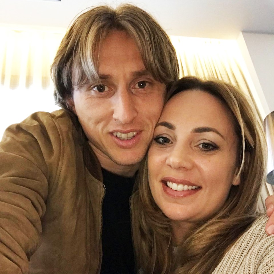 The footballer with wife Vanja Bosnic, who secured a monumental deal that took him to Real Madrid in 2012