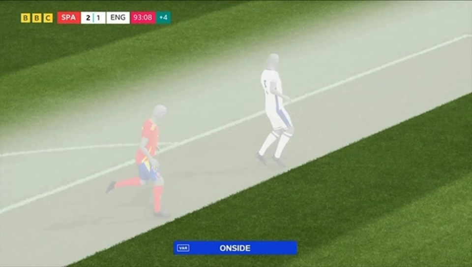 This was how close the call was