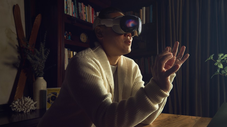 The tech CEO promised an "emotional experience" inside his company's hi-tech goggles