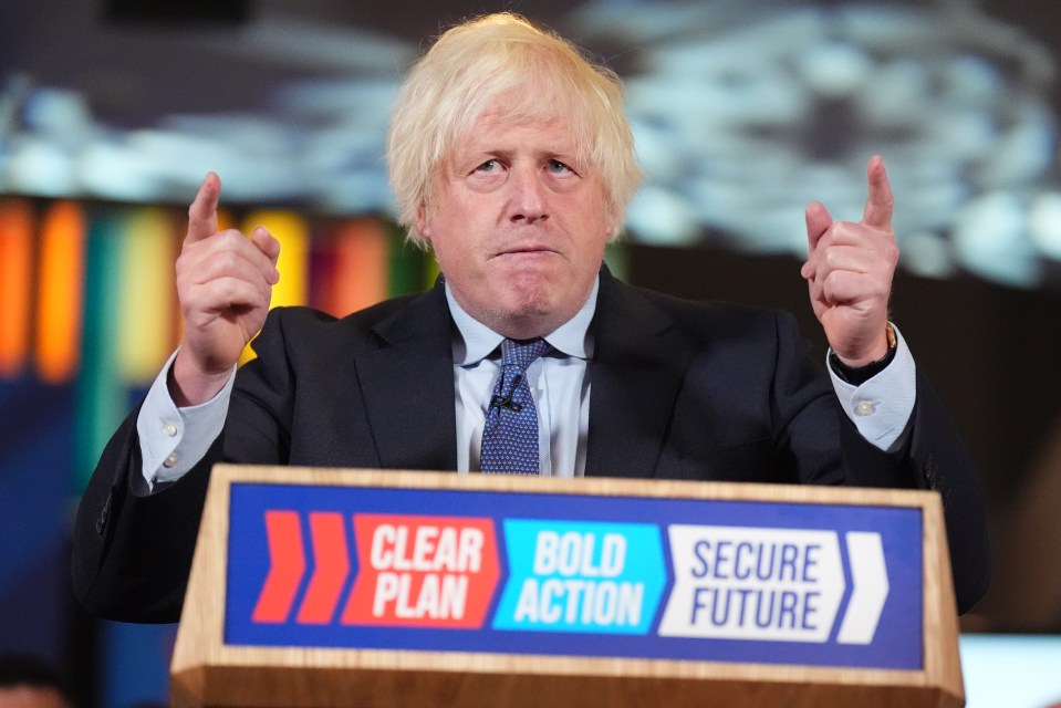 Boris Johnson sensationally joined the election campaign to warn Britain not to sleep walk into 'Starmergeddon'