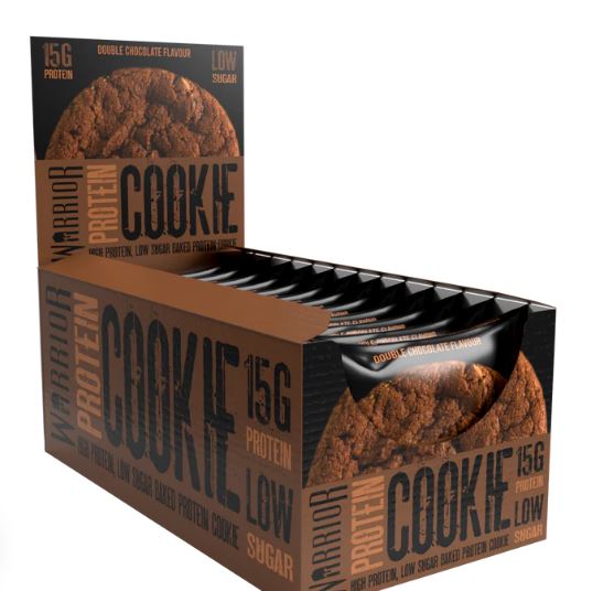 It says it in the name - Warrior cookies contain a whole 15g of protein