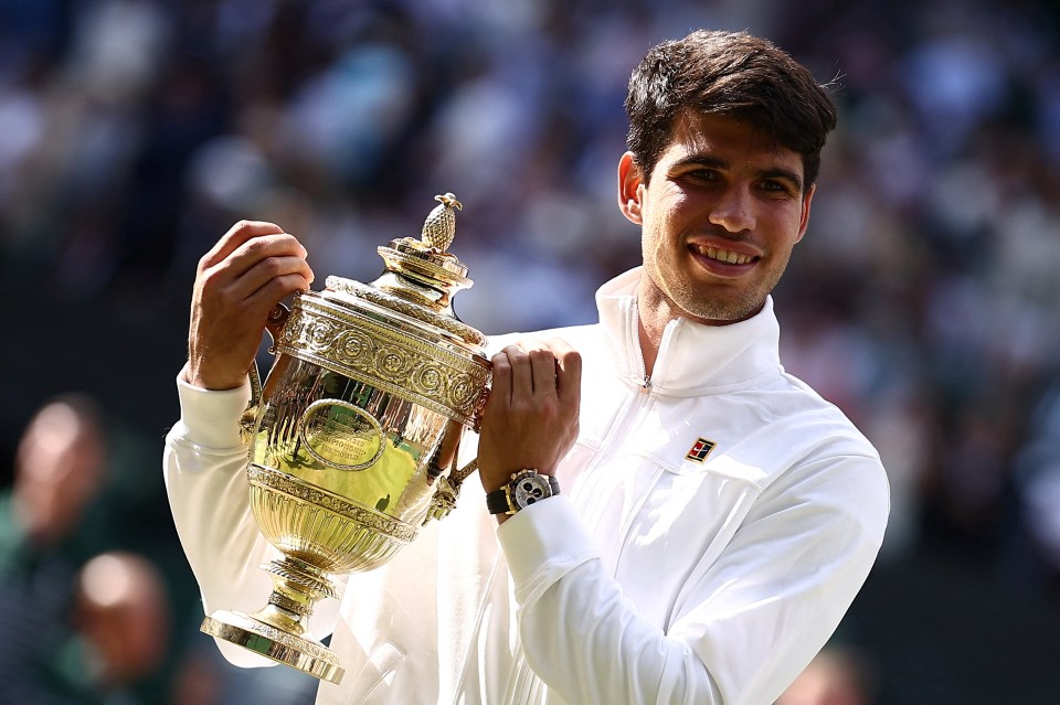 Carlos Alcaraz won Wimbledon for the second time