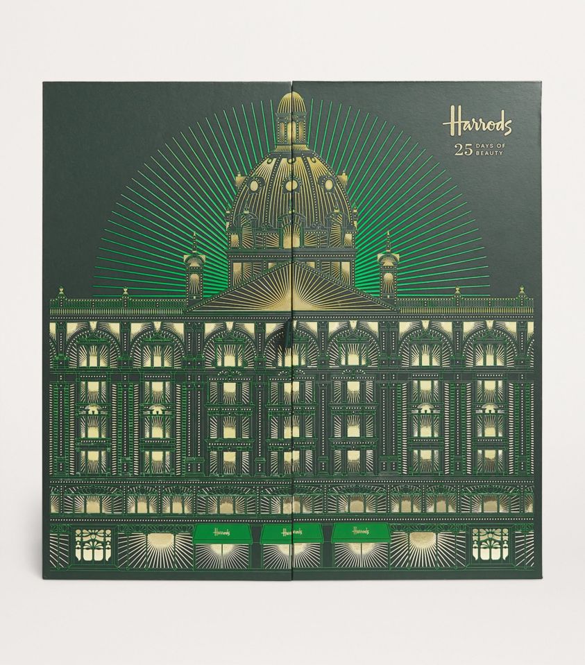a harrods 25th anniversary beauty advent calendar