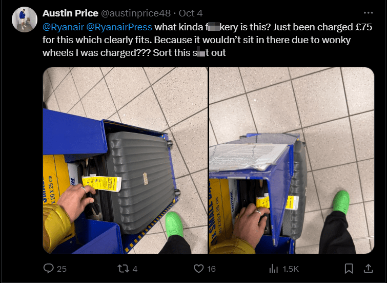 a screenshot of a tweet by austin price
